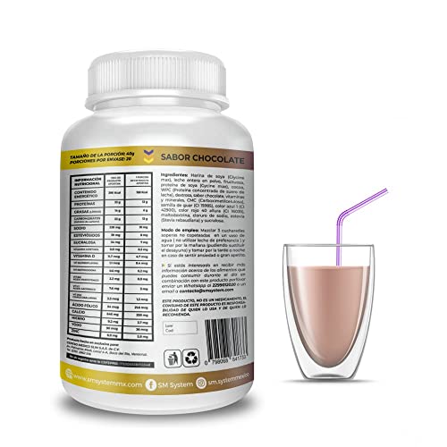 Proteínas, malteada proteina Marca SM SYSTEM (2)
