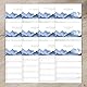 Familienkalender mit 3 Spalten I ZITATE I 20 x 32 cm I Beruhigende Berge I ACHTSAMKEIT I Partnerkalender 2025 als Monatskalender I Familienplaner zum Aufhängen I Extraseiten für die Urlaubsplanung...