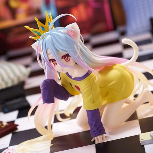 No Game No Life - Desktop Cute Figure - Shiro (Cat Ears T-Shirt ver.)3