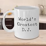 Skye Lunos Gift Design Idea Worlds Greatest Dj Coffee Mug for Dj Present for Djs Wedding Dj Thank You Dj Coffee Cup Funny Dj Birthday Large Mug 15oz 6r9253 33605