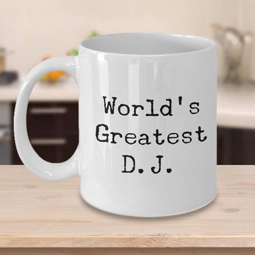 Skye Lunos Gift Design Idea Worlds Greatest Dj Coffee Mug for Dj Present for Djs Wedding Dj Thank You Dj Coffee Cup Funny Dj Birthday Large Mug 15oz 6r9253 33605