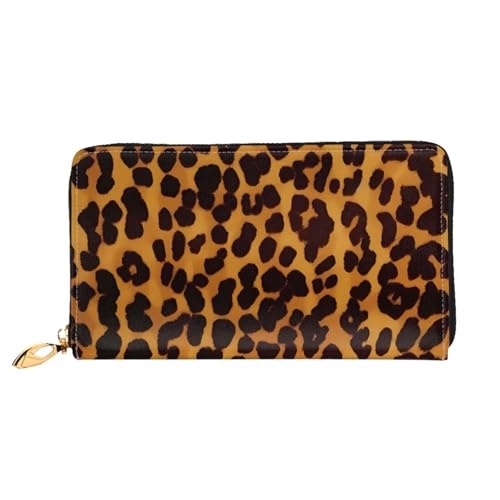 Portefeuille léopard femme avec fermeture éclair pour ne plus perdre vos cartes