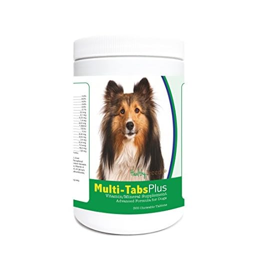 Healthy Breeds Shetland Sheepdog Multi-Tabs Plus Chewable Tablets 365 Count