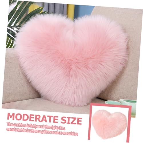 Coussin en forme de cœur VALICLUD décoratif et moelleux pour maison