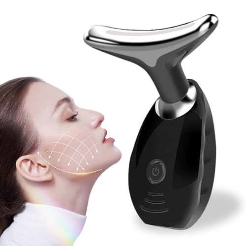 GAROMIA Gesichtsmassagegerät Gegen Falten Gesichtspflegegerät mit 3 Modi Gua Sha Elektrisch Hals Gesichtsgerät für Hautstraffung & Lifting Gesichtsmassage für Damen