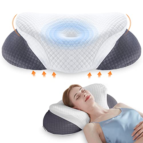 Kingfun Cervical Pillow for Neck Pain, Neck Support Pillows for ...