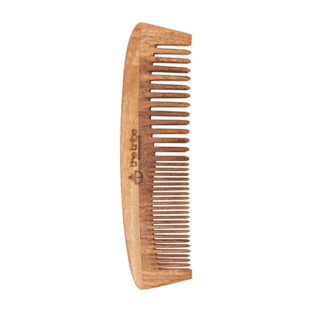 Buy The Tribe Concepts Neem Wood Hair Comb for Hair Growth, Hair Fall & Dandruff Control Pack