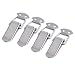 Accessbuy Stainless Steel Spring Loaded Toggle Latch Catch Clamp Clip for Trunk, Case, Box, and Chest with 4 Pack (90mm Overall Length)