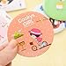 Produktbild Heaviesk Tragbare Größe Schöne Cartoon Design Kosmetikspiegel Kompakte Runde Form Bruchsicher Make-Up Mini Beauty Spiegel