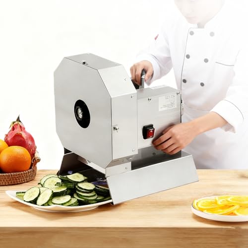 Cortadora de vegetales y frutas 2 en 1 con acero inoxidable miniatura 1