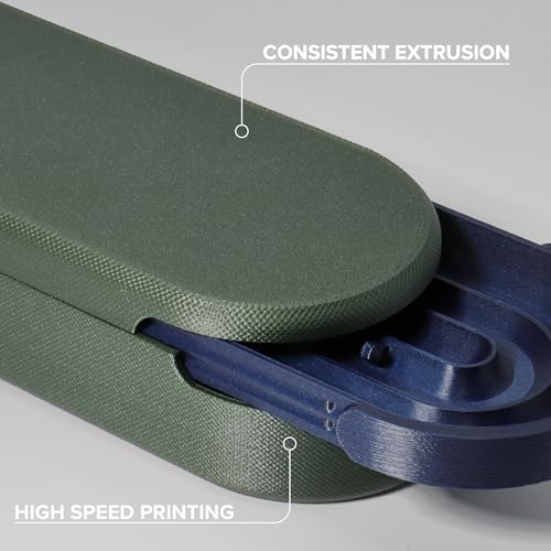 Image of Polymaker PETG Dark Green 3D Printer Filament 1.75mm 1kg, High Speed PETG up to 300mm /s, High Strength New Formula, Excellent Layer Adhesion, Warp Free, Compatible with Most 3D Printers