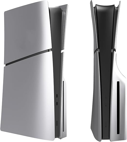 The Replacement Faceplate Cover for PS5 Slim Disk Viersion Console, Replacement Shell Custom Side Plate ABS Case Accessories Anti-Scratch Dustproof for PS5 Slim Disc (Silver Color) (B0DDHP1J4C) Amazon Price History, Amazon Price Tracker