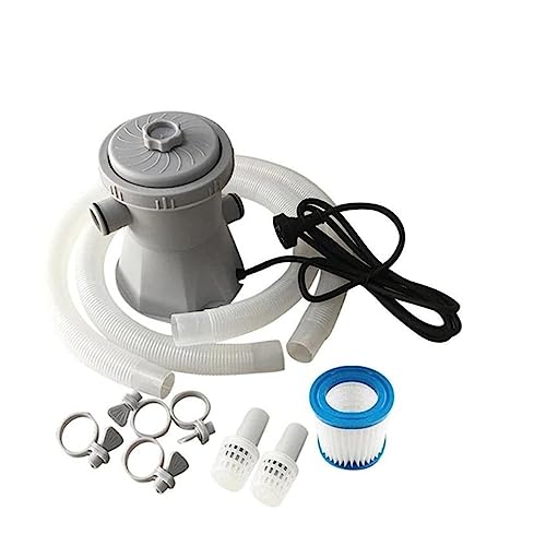 CXCDSS Depuradora Piscina, Bomba de Filtro eléctrica for Piscina, for Piscinas portátiles sobre el Suelo, Herramienta Limpieza, Accesorios for