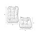 Greendale Home Fashions Jumbo Rocking Chair Cushion Set Hyatt Fabric, Denim