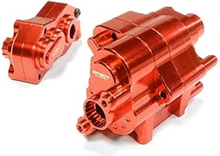 Integy RC Model C26115RED Billet Machined Gearbox Case Set for Axial 1/10 Yeti Rock Racer