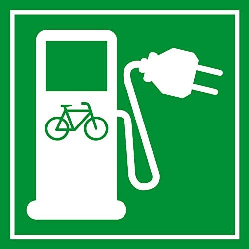 Schild „E-Bike Tankstelle“ – 15x10 Cm, Aus 3 Mm Hartschaum, Wetterfest, Für Außenbereich, Made In Germany