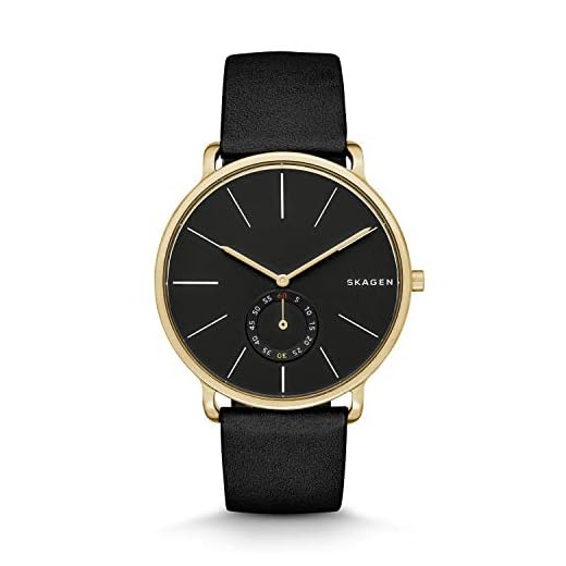 Skagen Men's SKW6217 Hagen Black Leather Watch