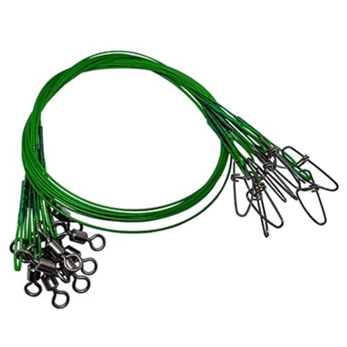 Wire Leaders para Pesca en Agua Salada 40 Piezas 50cm 88Lbs miniatura 1
