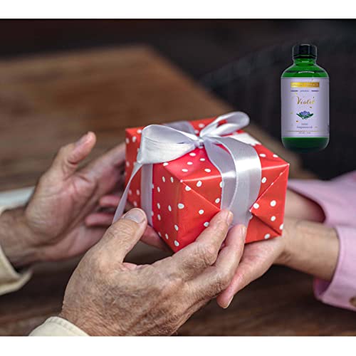 Dream Terrace Violet Fragrance Oil 4Oz With A Glass Dropper For Diffuser | Kosher Certified, Vegan Certified, And Gmo-Free Verified. Made In Usa - (Pack Of 1) #TOP3