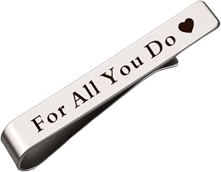 Novelty Mens Tie Clip for Wedding Graduation Gift for Him Son Grandson Birthday Christmas Gift Tie Clips for Dentist Pilot