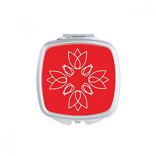 Miroir de maquillage de poche compact pour ajuster son teint partout