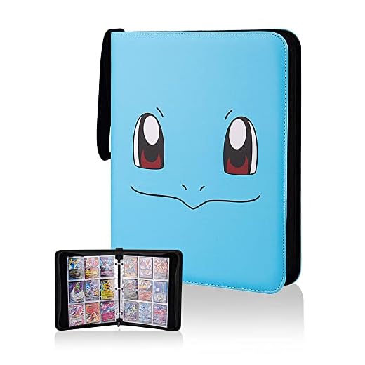 Trading Card Binder 900 Pockets, Othran Card Binder Compatible with Pokemon, Portable Card Collector Album 9-Pocket Collection Binder with Sleeves for Boys and Girls (Blue)