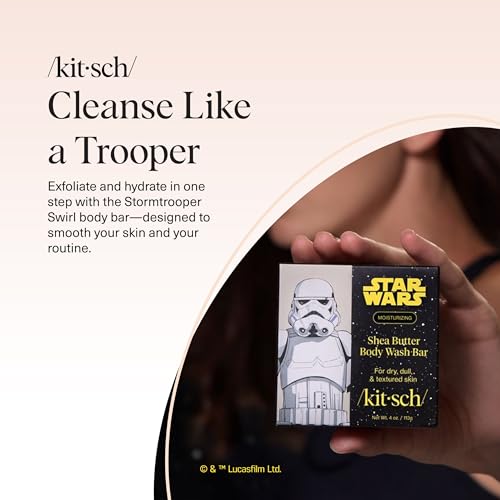 Kitsch x Star Wars Stormtrooper Shea Butter Exfoliating Body Wash Bar - image 8