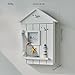 Yetuow Mediterranean- Key Cabinet, Space-Saving, Easy to Assemble, Key Organizer, Key Holder for Office Decoration, Lighthouse Pattern