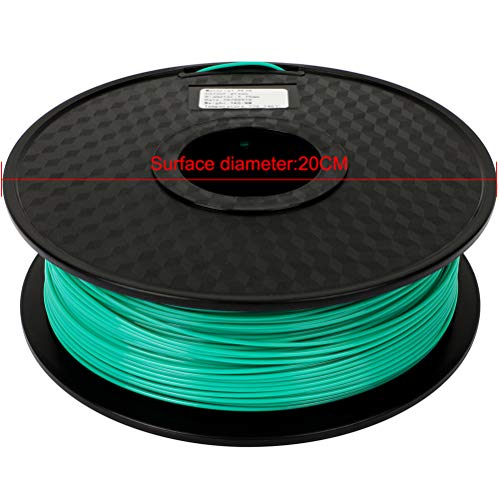 PETG Green Filament 3D Printer PETG Filament Consumables 1.75MM No Clogging No Bubbles High Precision Neat Winding Tangle-Free 3D Art Toy Decoration Cars Modules Temperature 220-240 Degree - Thumbnail 2