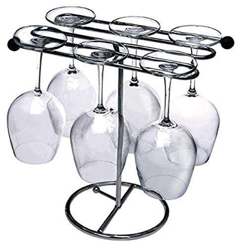 Happy Hour Stemware Drying Rack, Silver