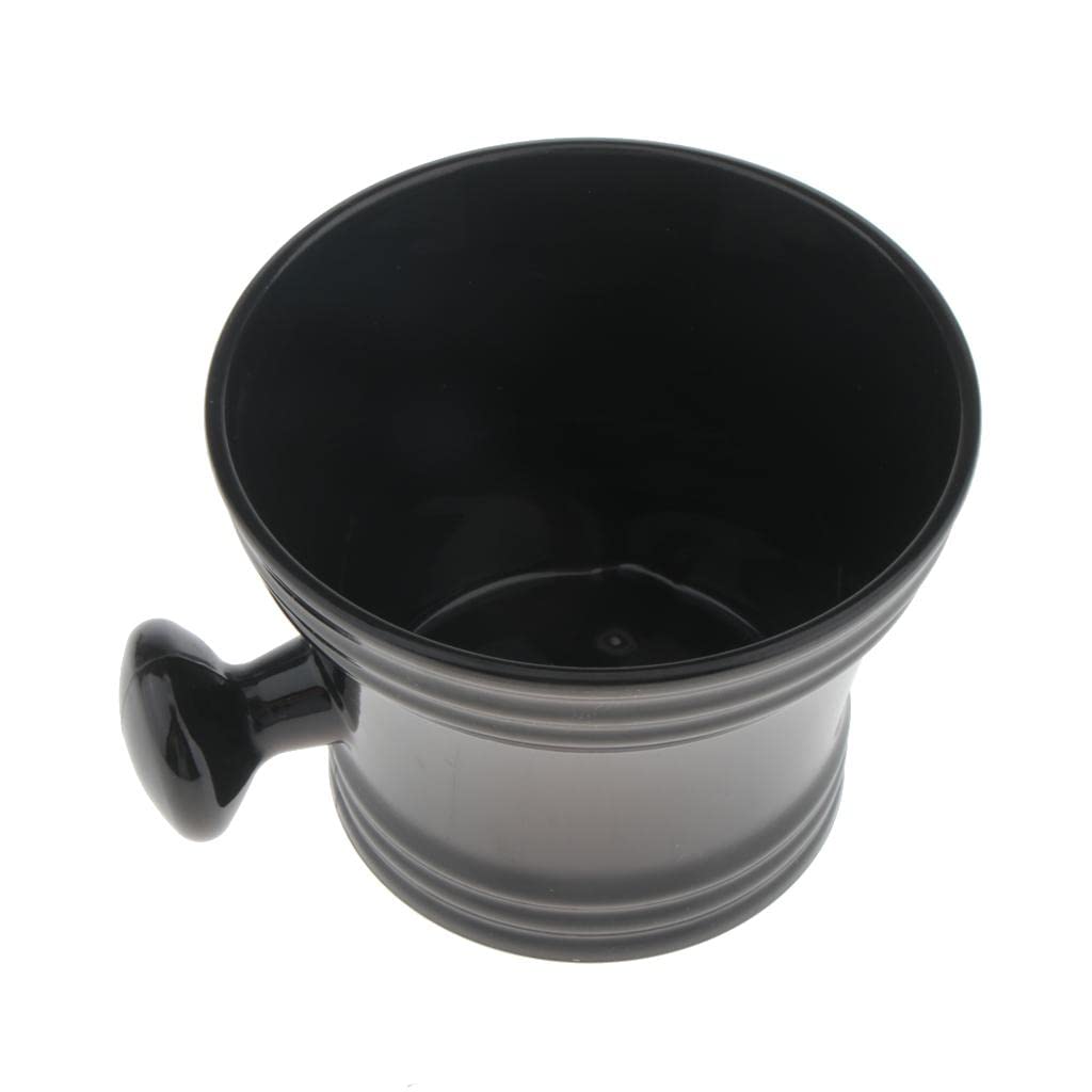 5 Piezas Taza de Afeitado Cuenco de Afeitado Bol de Jabón de Afeitar Herramienta de Cuidado Plástico Liso Fácil de Limpiar Y Hacer Espuma Adecuado Par, 6 piezas