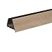 Slide on Door Sweep with Foam Draft Stop - Easy Installation - Slide Right On - for 1