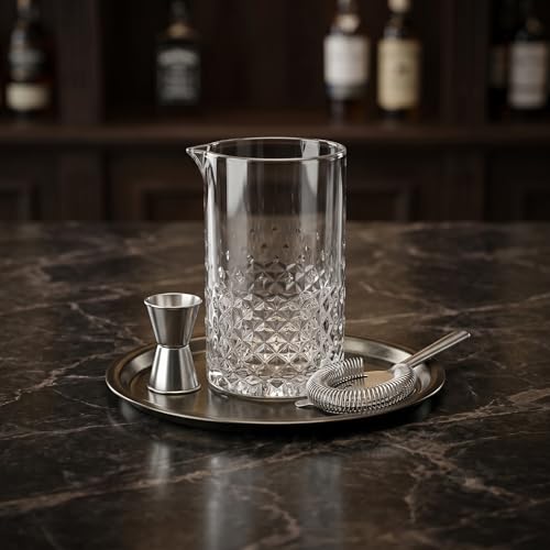 Vaso mezclador redondo GANAZONO de cristal de 700ml, ideal para mezclar tus cócteles 7