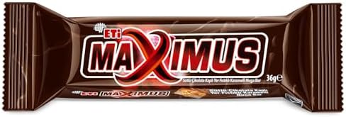 Eti Maximus Yer Fıstıklı, Karamelli Nuga Bar 36 g x 24 Adet — Amazon ürün görseli