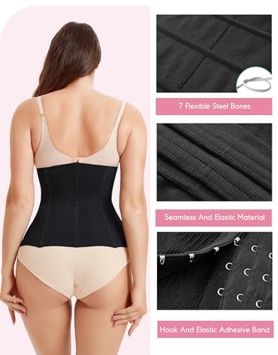 Loday Waist Trainer Corset Shapewear Tummy Control Body Shaper Waist Cincher For Women Postpartum Belly Band Wrap thumb #3