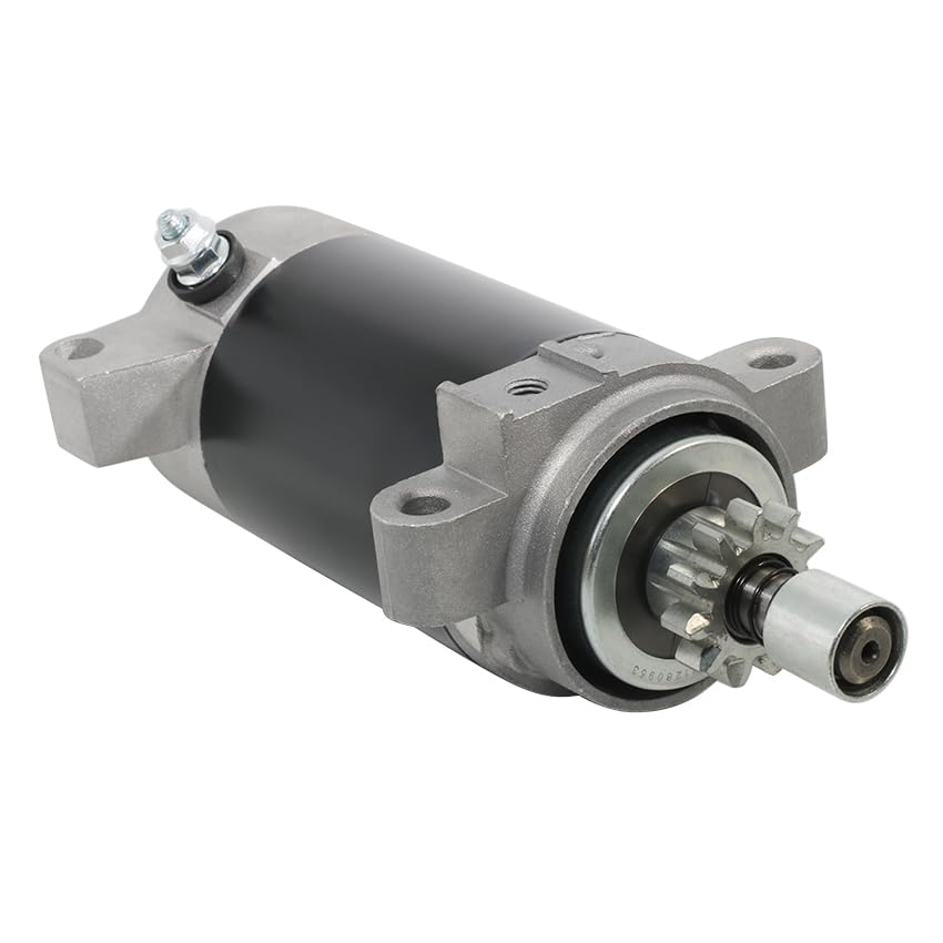 Starter Motor Replacement OEM: 6AH-81800-01, for Yamaha 25HP F25 LC/LWC 2016-2017 for Yamaha 25HP F25G ES, 25HP F25G EL 2017