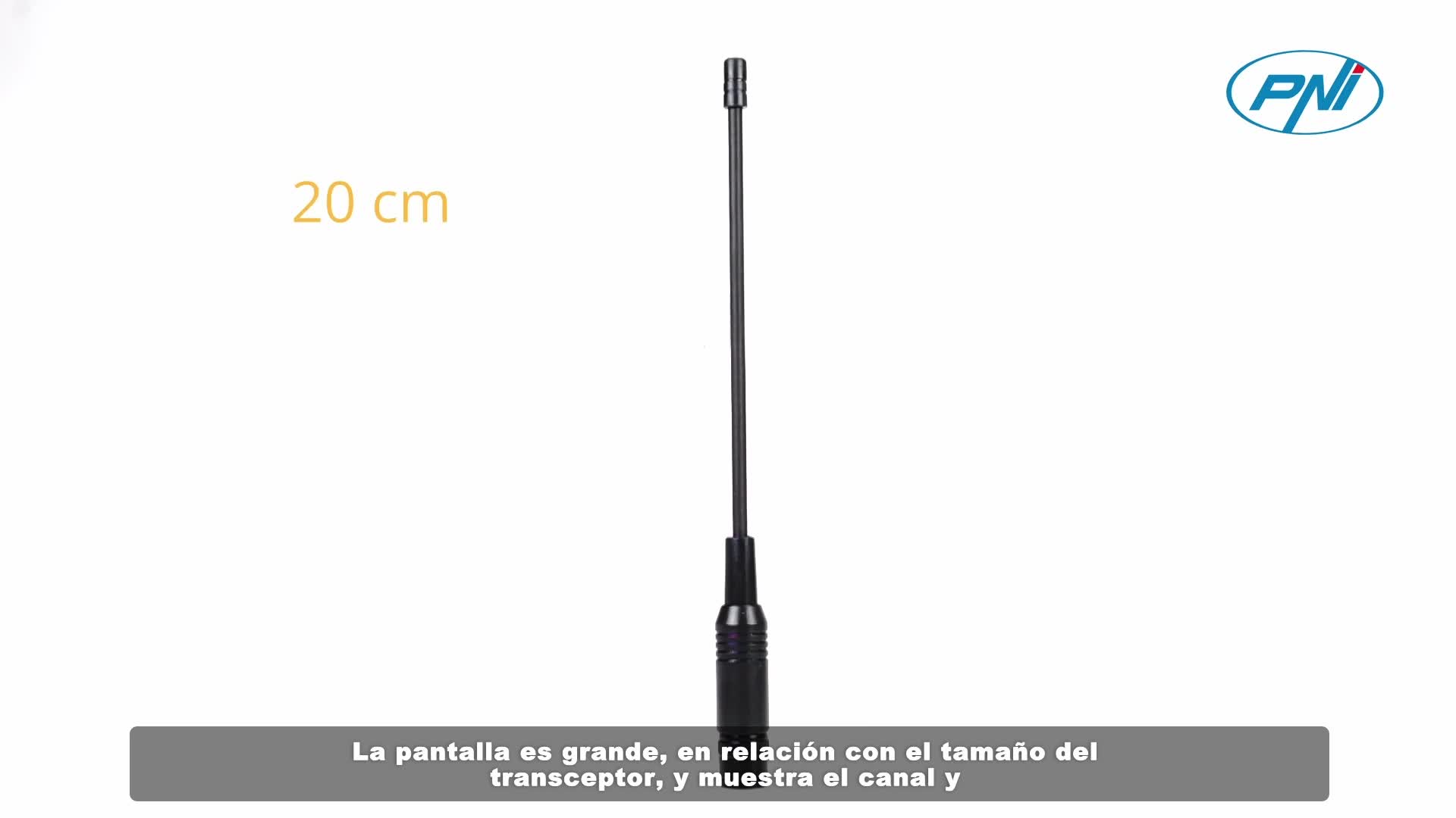 Estação de rádio CB portátil Escort HP 62 com antena BNC e suporte de bateria