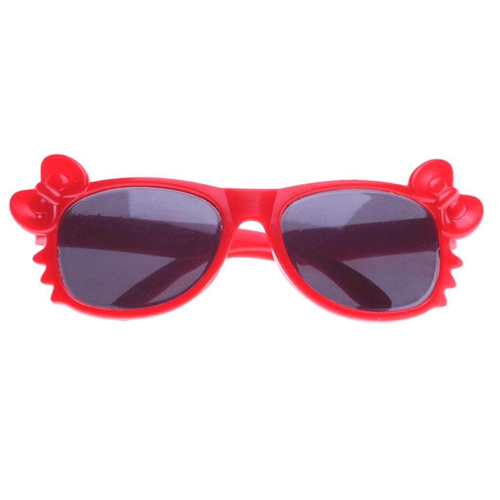 LOOM TREE® 1 Pair Poly Sunglasses Glasses for 18" American Dolls Red Round | Dolls | Clothes & Accessories | Modern-picture-18