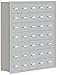 Salsbury Industries 19078-35ARK Cell Phone-7 Unit Recessed Mounted-Master Keyed Locks with 8-Inch Diameter Compartments, Aluminum