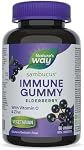 Nature's Way Gummies De Soutien Immunitaire Sambucus – Sureau Avec Vitamine C & Zinc – Soutient La Fonction Immunitaire Et Soulage Les Symptômes Du Rhume & De La Grippe – Végétarien, Sans Gluten Pour Adultes & Enfants 4+ – 60 Gummies