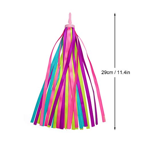 Serpentinas para manillar de bicicleta decorativas para decorar patinetes de niños 2