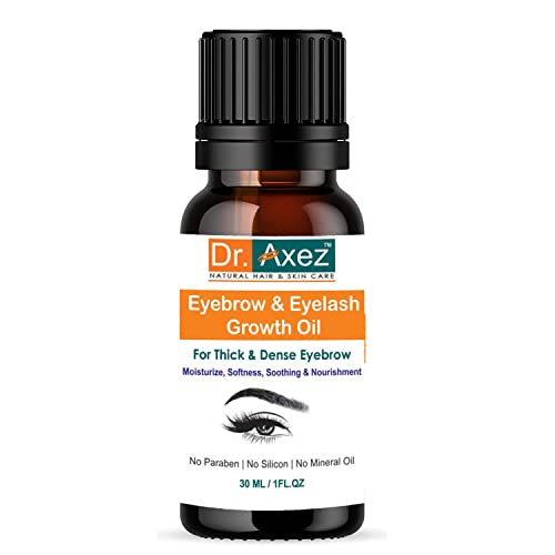 Dr. Axez Eyebrow & Eyelash Growth (With Castor Oil 100% Pure and Natural Harbal Hair Oil Hand Made & Home Made) (Eyebrow & Eyelash Growth OIL, 30 ML)