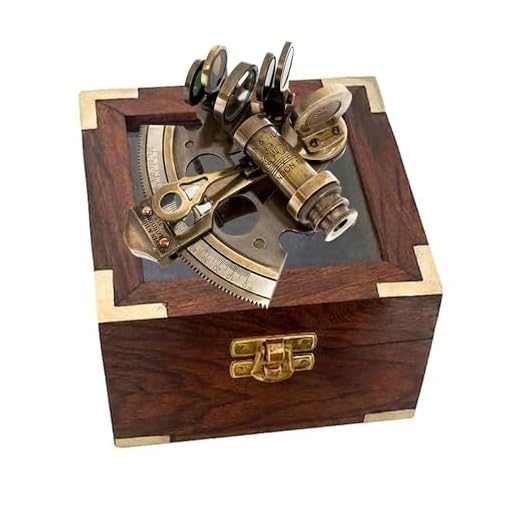 Vintage Nautical Bronze Sextant Gift