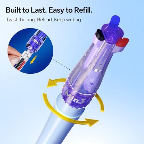 WRITECH 3-in-1 Multicolor Gel Pens, 4-Pack - 14.69 w/ Code + 30% Off Code V2VK1RGI - image 6