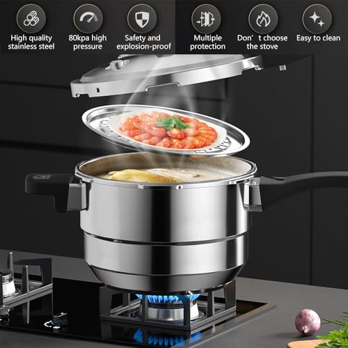 Olla a presión Acero inoxidable 8 L miniatura 6