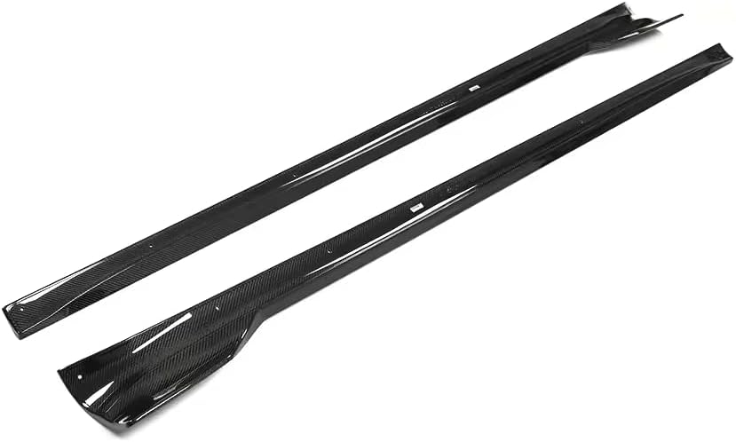 Carbon Fiber Side Skirts RZ Style Compatible with Model S 2021-2023