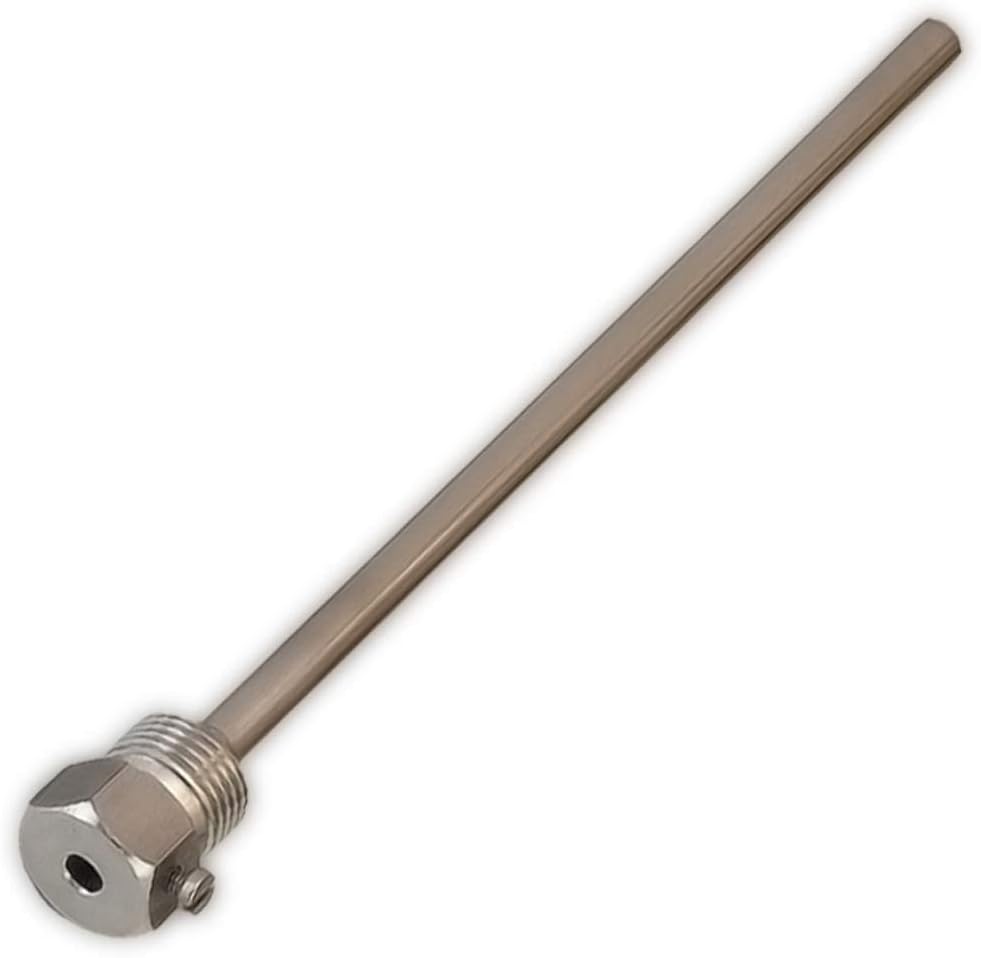 iOVEO 420TH00040 - Thermowell 400 mm - Sensor well stainless steel V4A, G 1/2 inch, installation length 400 mm for temperature sensor 6 mm, heating up to 600 °C