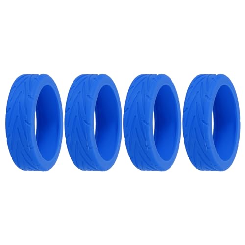 PATIKIL Luggage Wheels Covers, 4Pcs Luggage Wheel Protector Covers Silicone Suitcase Wheel Covers for Suitcase Most 8-Spinner Wheels Caster, Blue