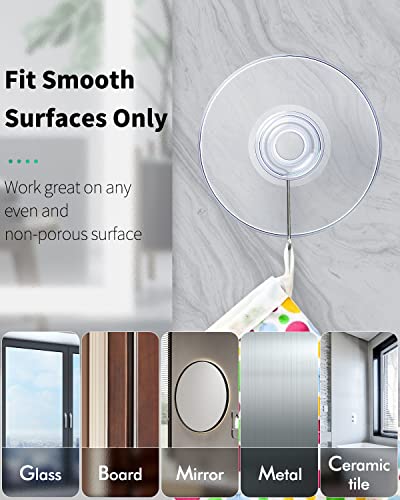 Pawfly 30 Pack Clear Suction Cups Without Hooks in 3 Sizes PVC Plastic Sucker for Home Decoration and Organization