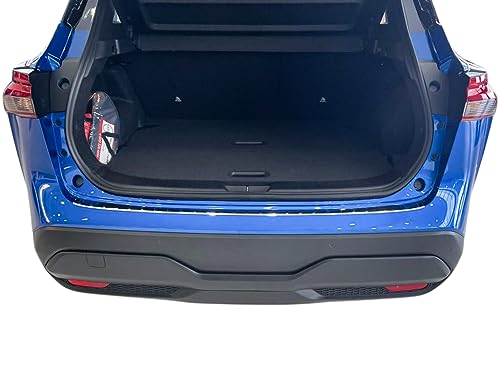 Protezione Paraurti Posteriore In Acciaio Inox Per Nissan Qashqai III (J12) Dal 2021 | Modanatura Bordo Bagagliaio Spazzolato - 5